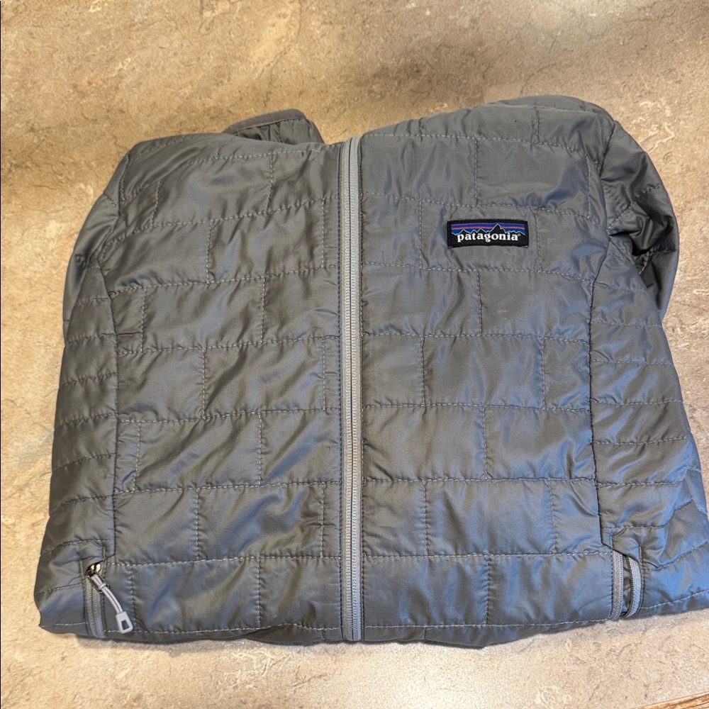 Patagonia silver Puffer Jacket
